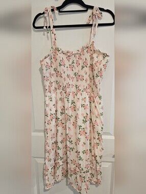Draper James Pink Floral Dress with Pockets